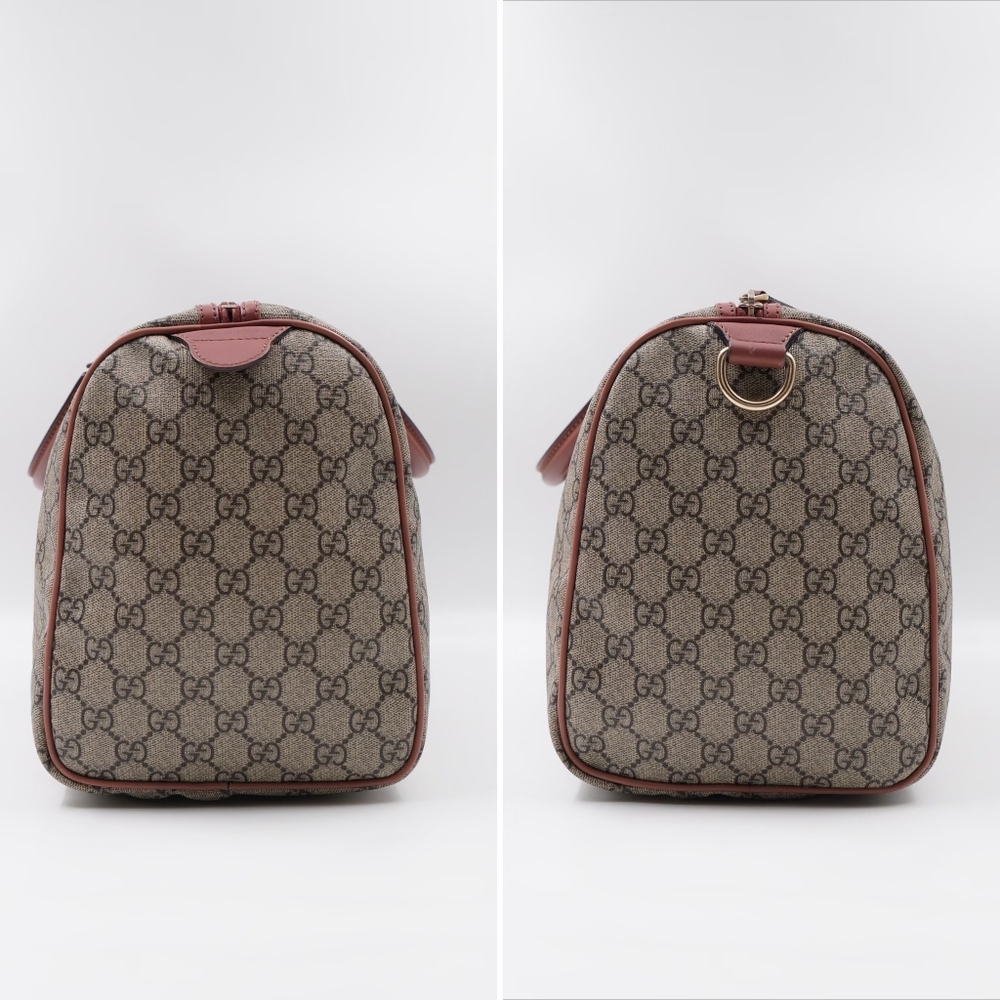 ❌️❌️SOLD❌️❌️BM40 💚 Gucci Joy Boston Bag GG Coated Canvas Medium - Picture 8 of 14